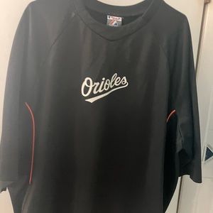 Baltimore orioles pullover practice shirt majestic brand Thermabase size XL wear